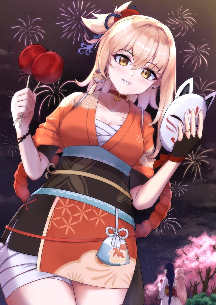 二次元美少女同人图#晚安原神【210825】