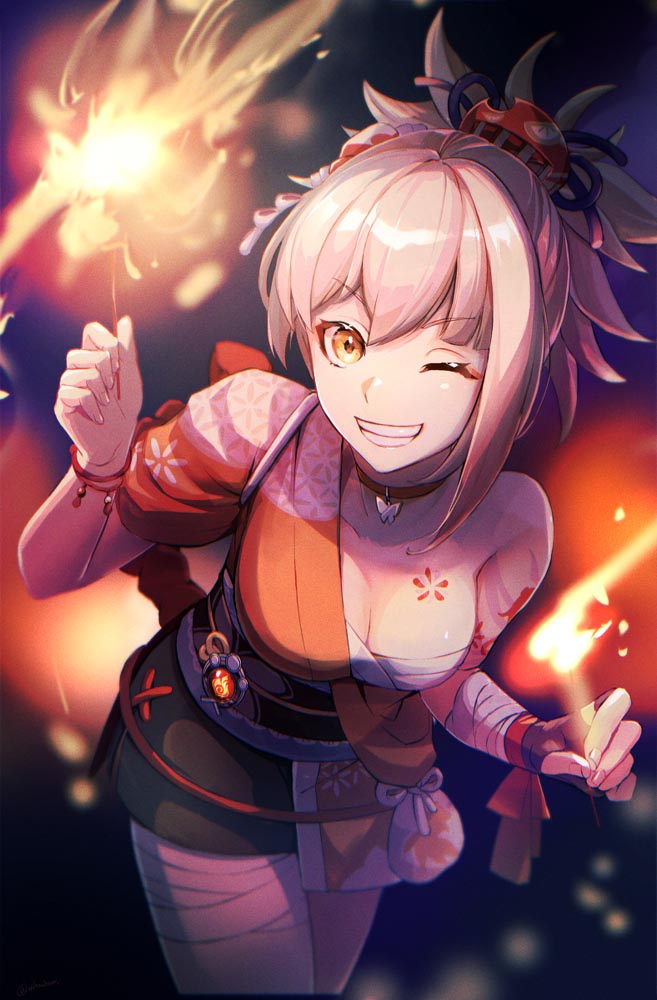 每日游戏同人图#午安原神【210826】