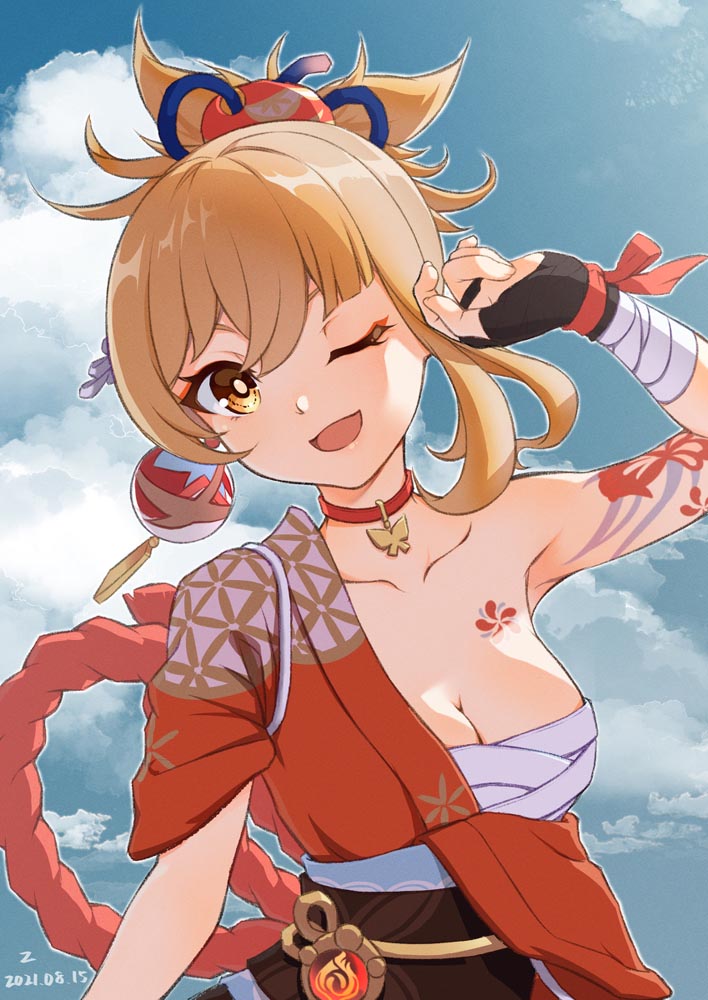 每日游戏同人图#午安原神【210826】