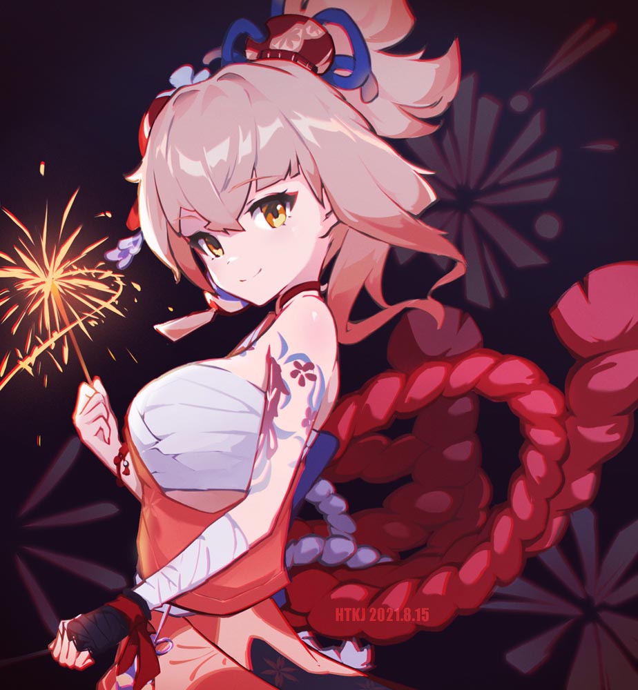 每日游戏同人图#晚安原神【210826】