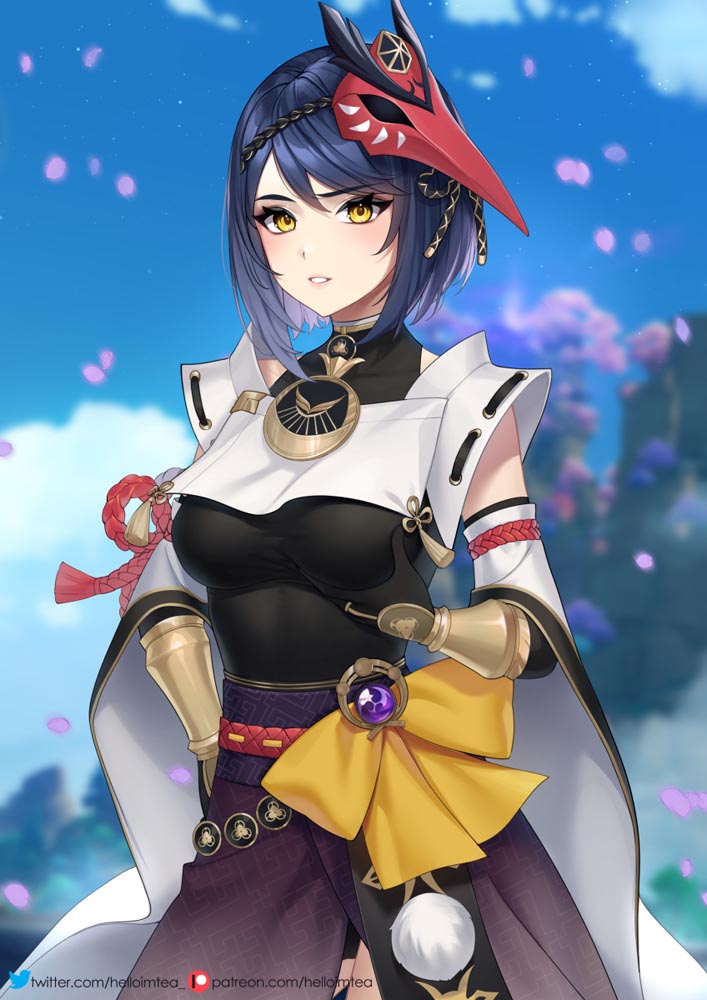 二次元美少女插画#早安原神【210828】