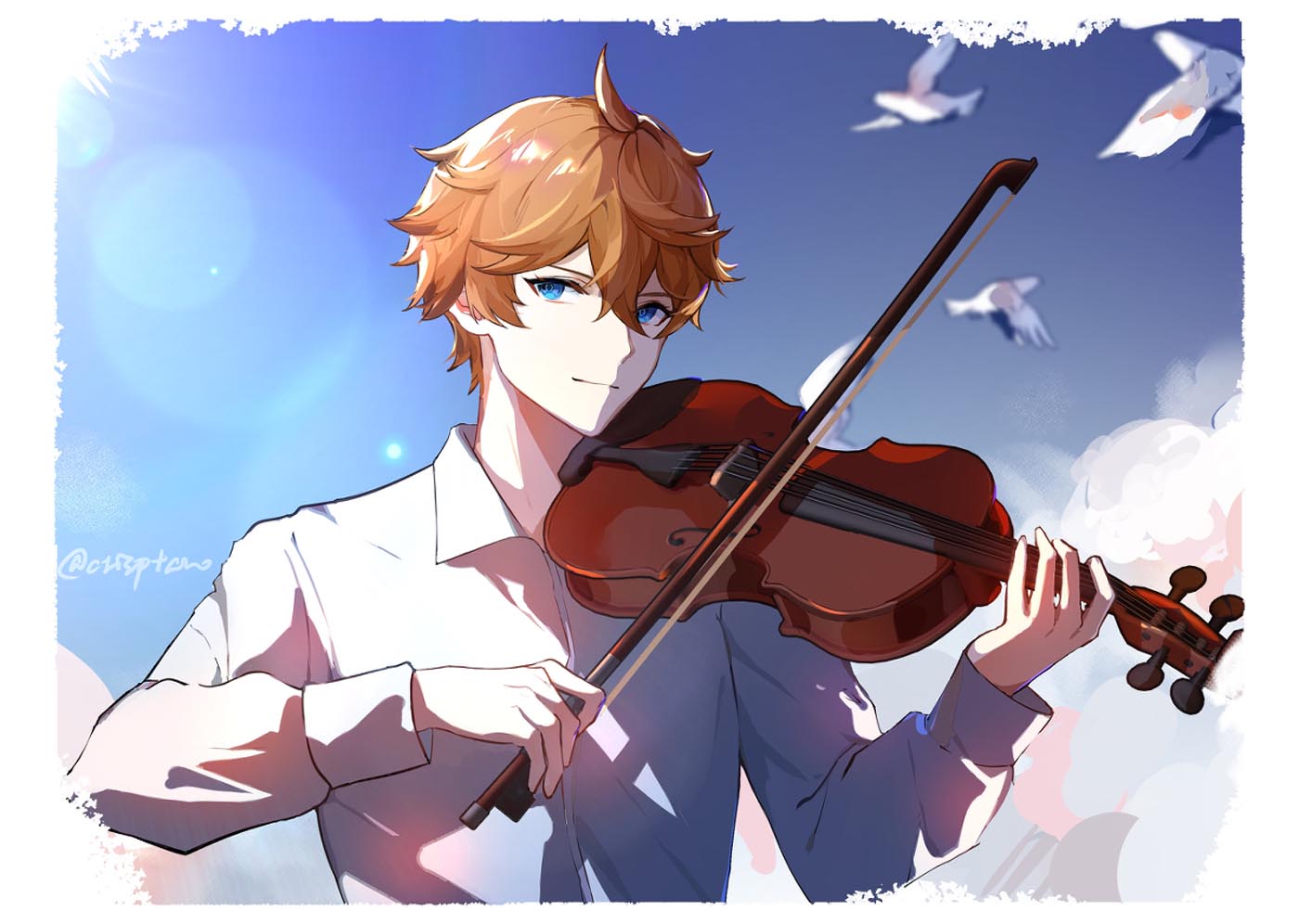 二次元美少女插画#午安原神【210828】