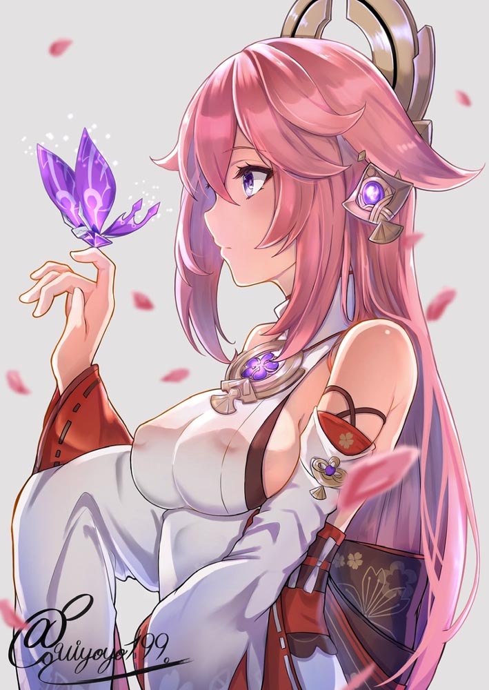 二次元美少女插画#午安原神【210828】