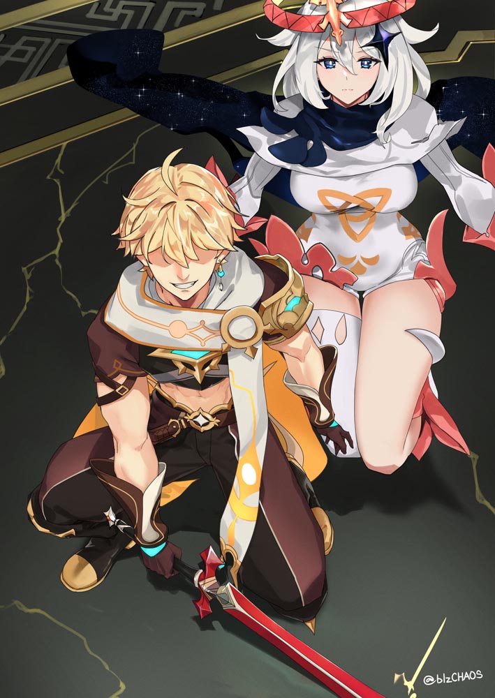 二次元美少女插画#午安原神【210828】