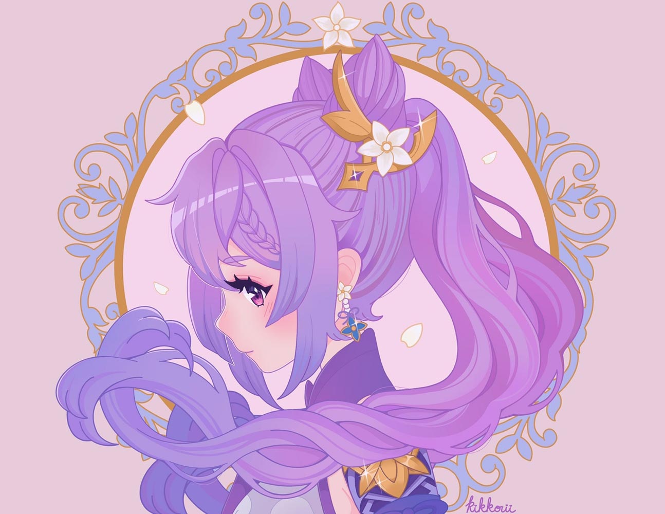 二次元美少女插画#午安原神【210828】