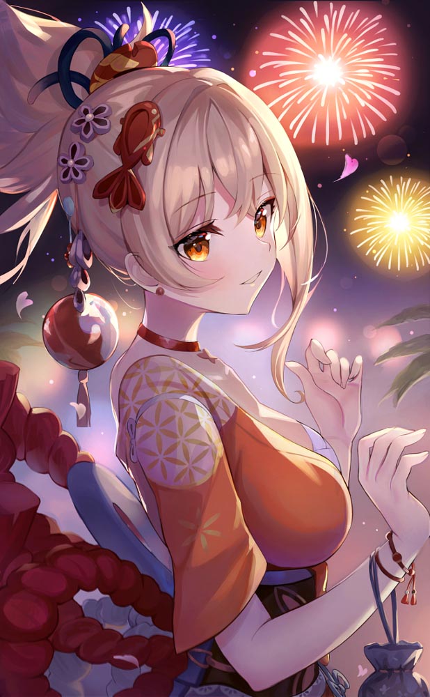 二次元美少女插画#晚安原神【210828】