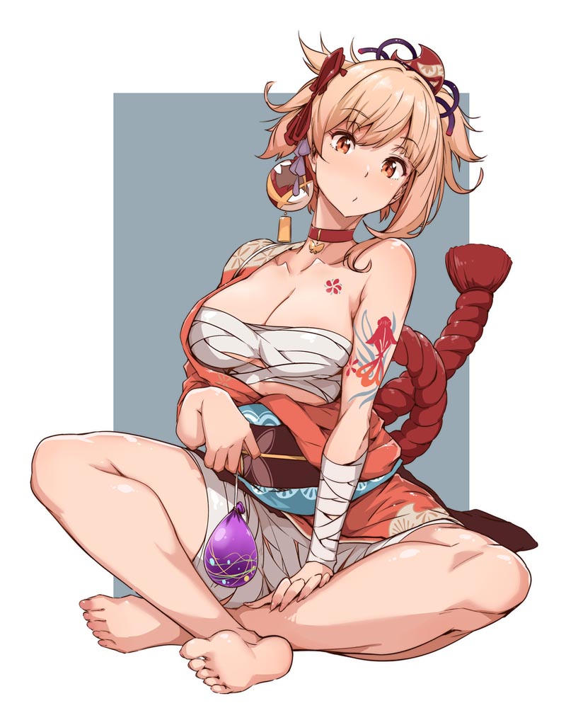 二次元美少女插画#晚安原神【210828】