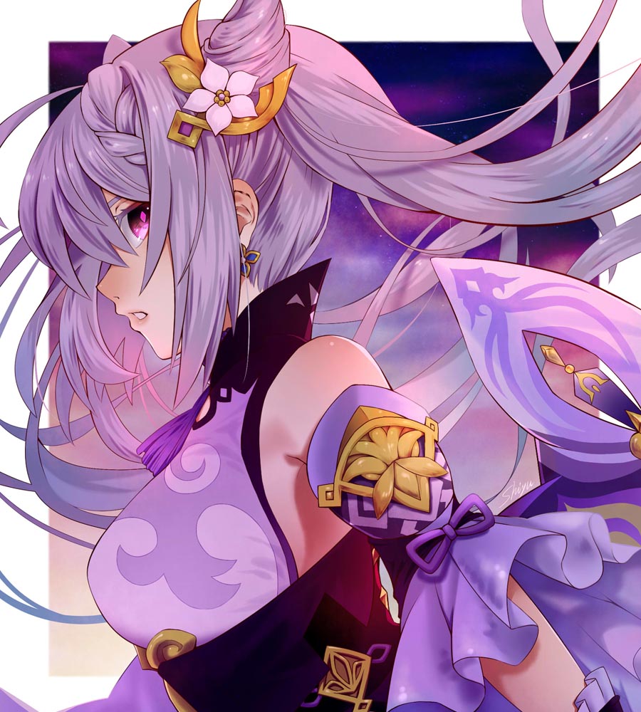 二次元美少女插画#晚安原神【210828】