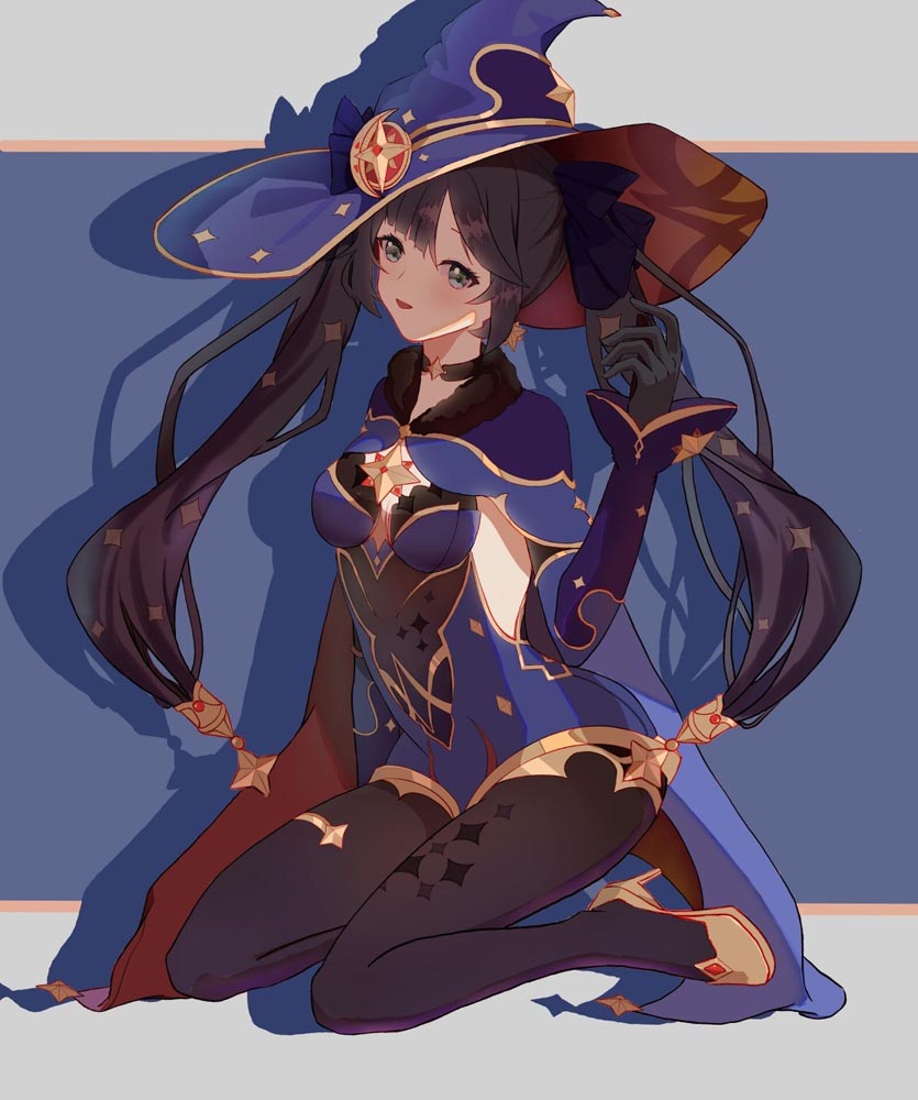 二次元美少女插画#晚安原神【210828】