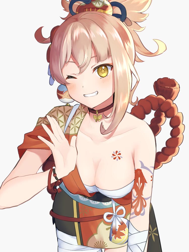 二次元美少女插画#晚安原神【210828】