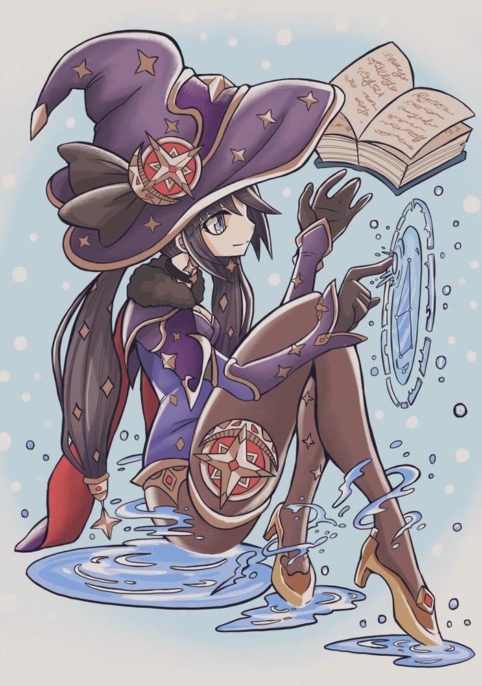 二次元美少女插画#早安原神【210829】