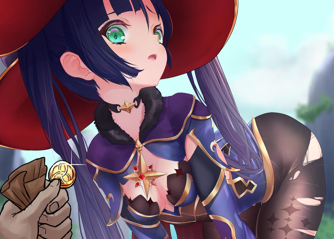 二次元美少女插画#晚安原神【210829】