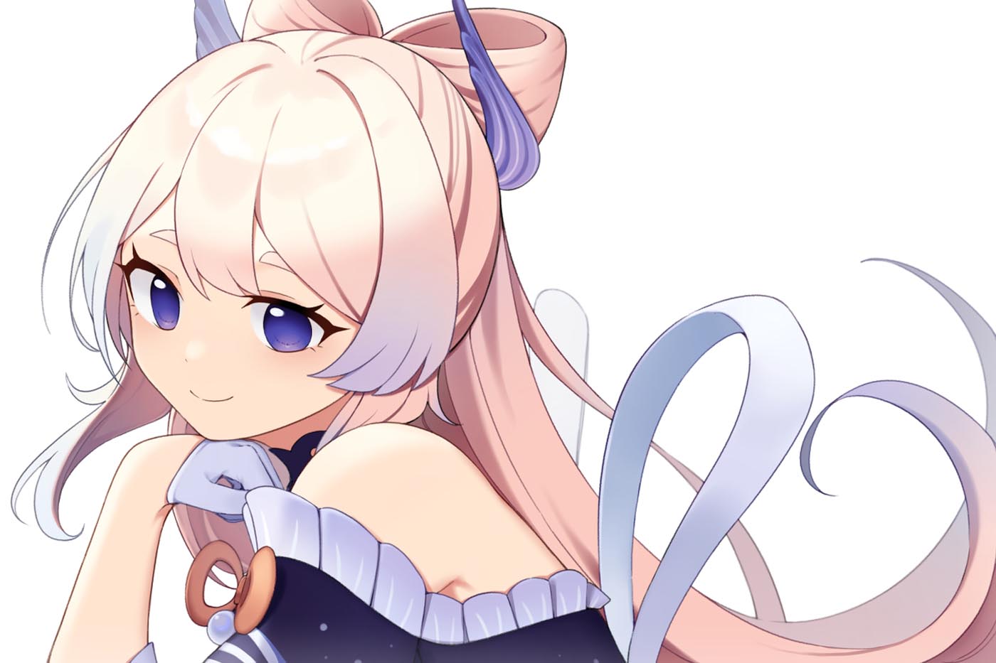 二次元美少女插画#晚安原神【210829】