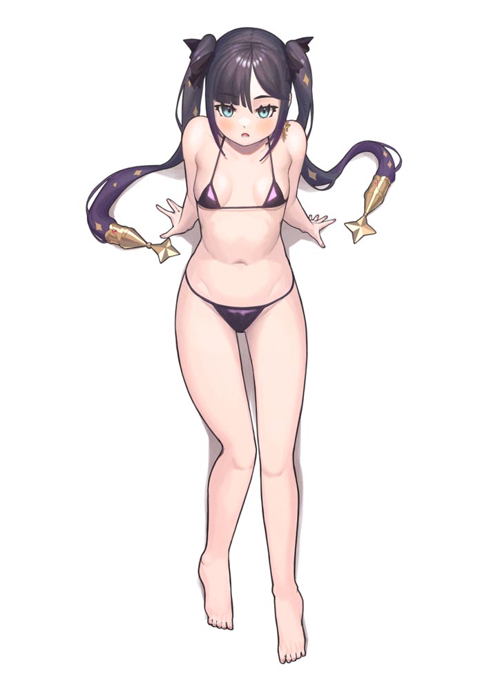 二次元美少女插画#晚安原神【210829】