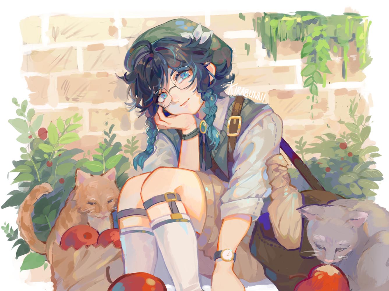 原神同人图精选#晚安原神【210830】