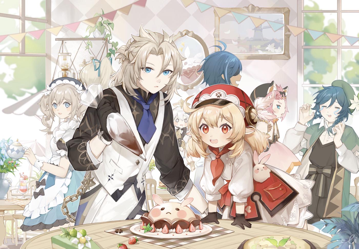 P站同人插画合集#早安原神【210901】