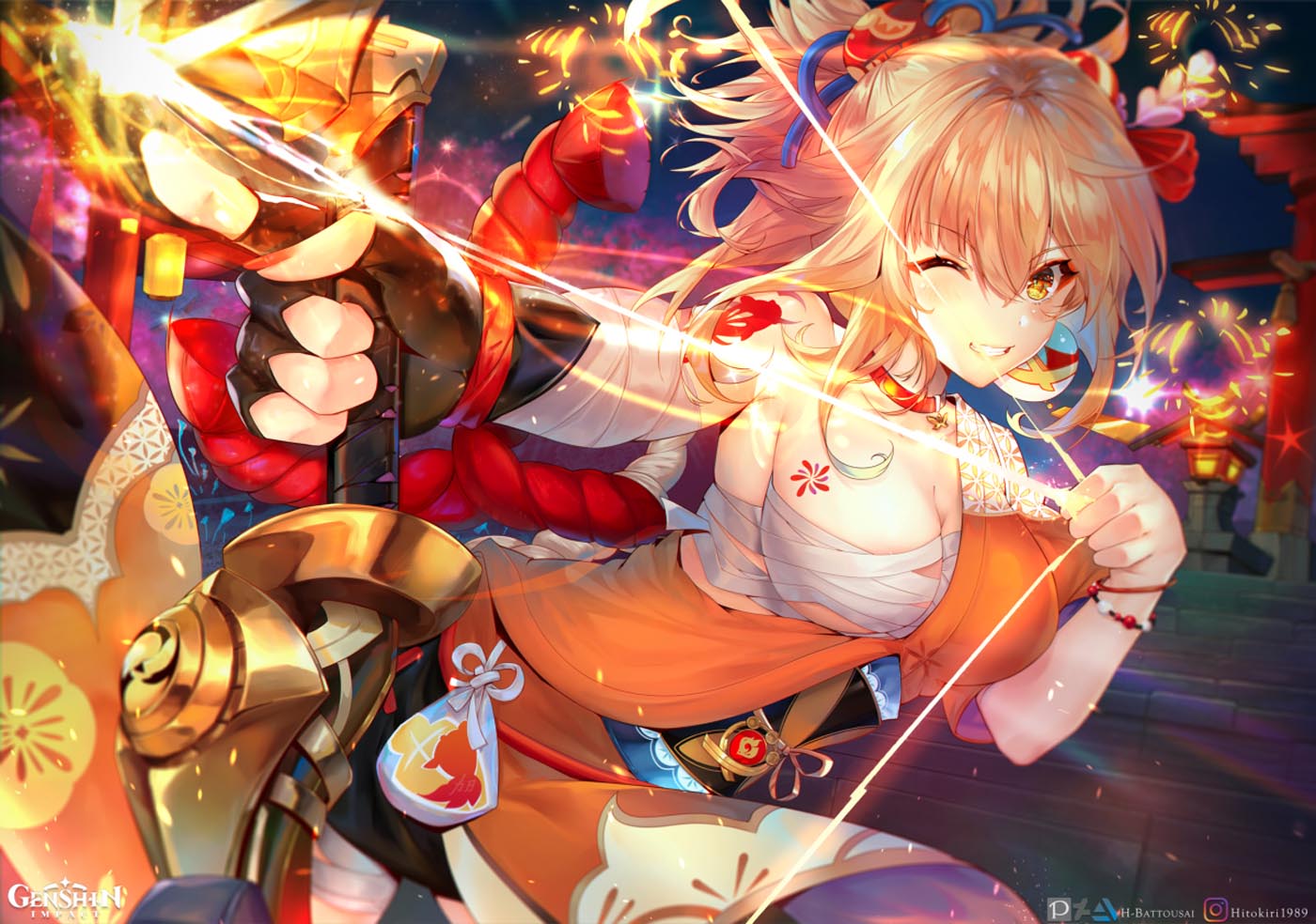 P站同人插画选#午安原神【210902】