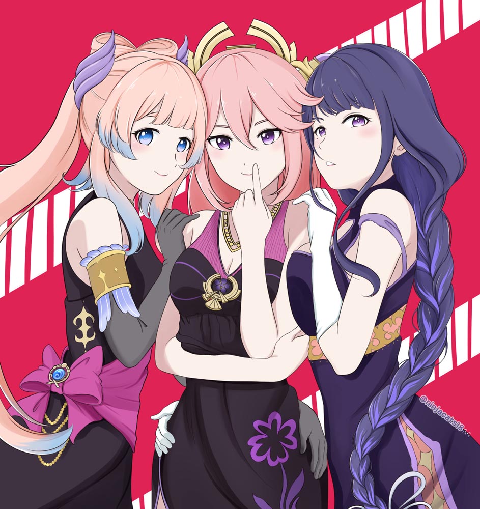 P站同人插画选#晚安原神【210902】