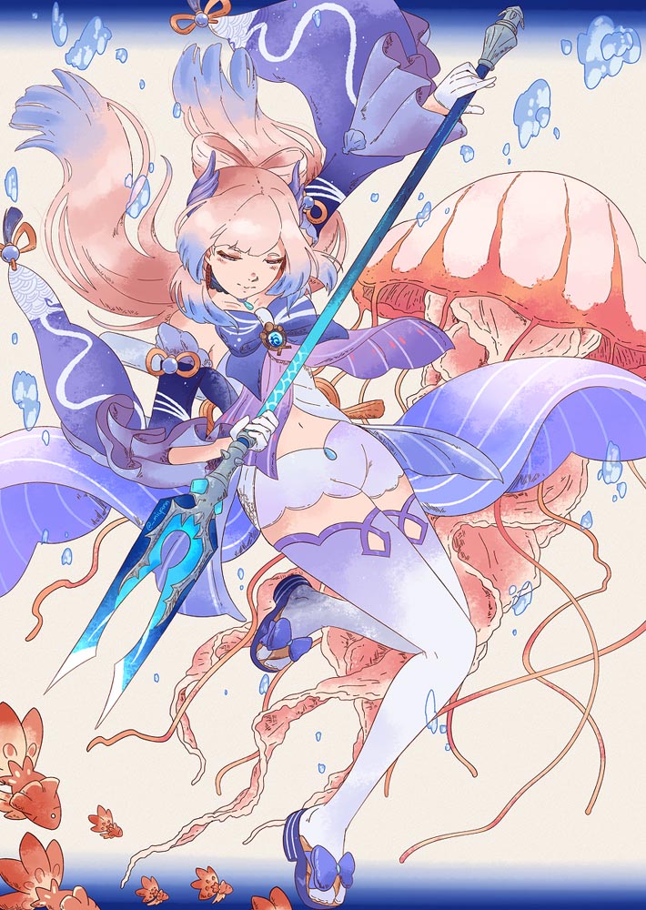 P站同人插画精选#午安原神【210903】