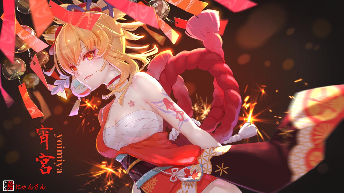 二次元美少女同人插画#早安原神【210904】