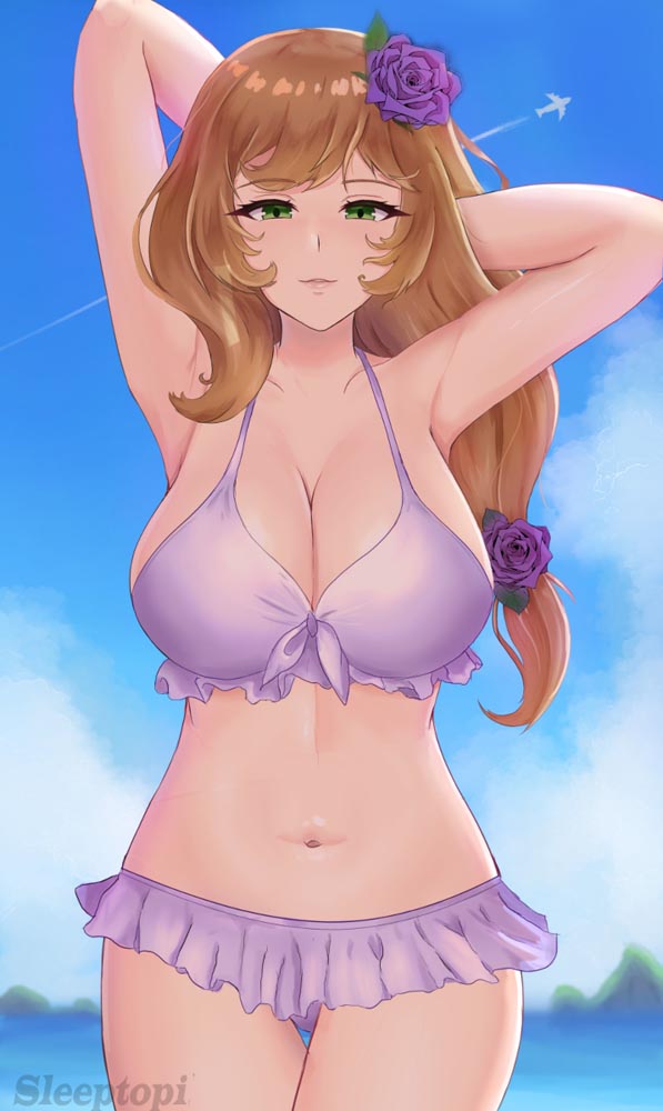 二次元美少女同人插画#早安原神【210904】