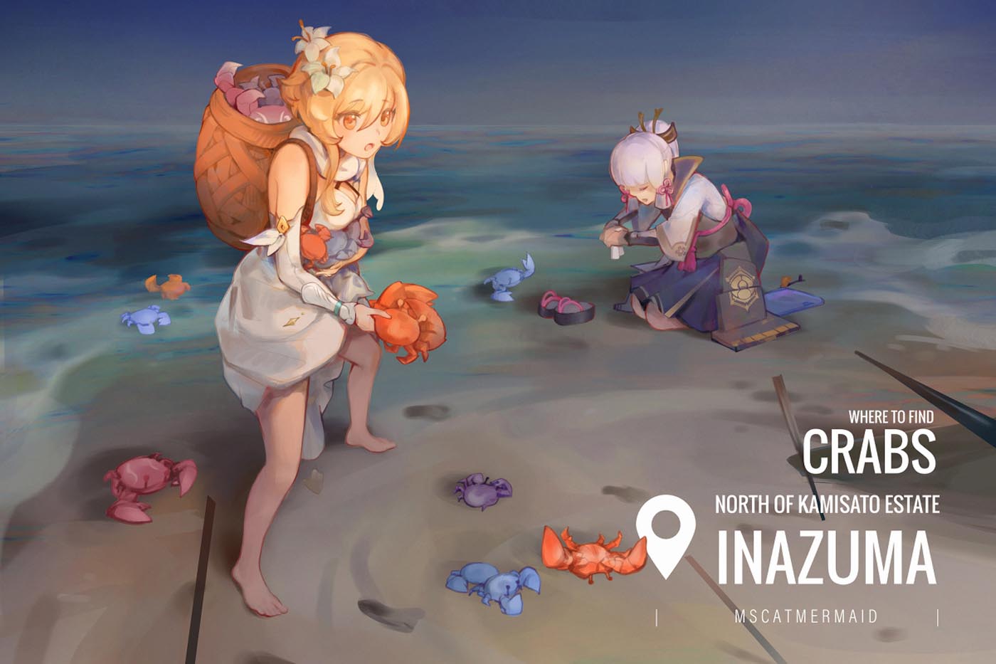 二次元美少女同人插画#午安原神【210904】