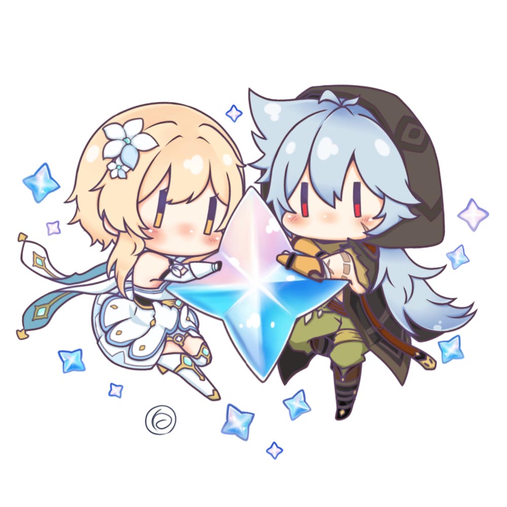 二次元美少女同人插画#午安原神【210904】