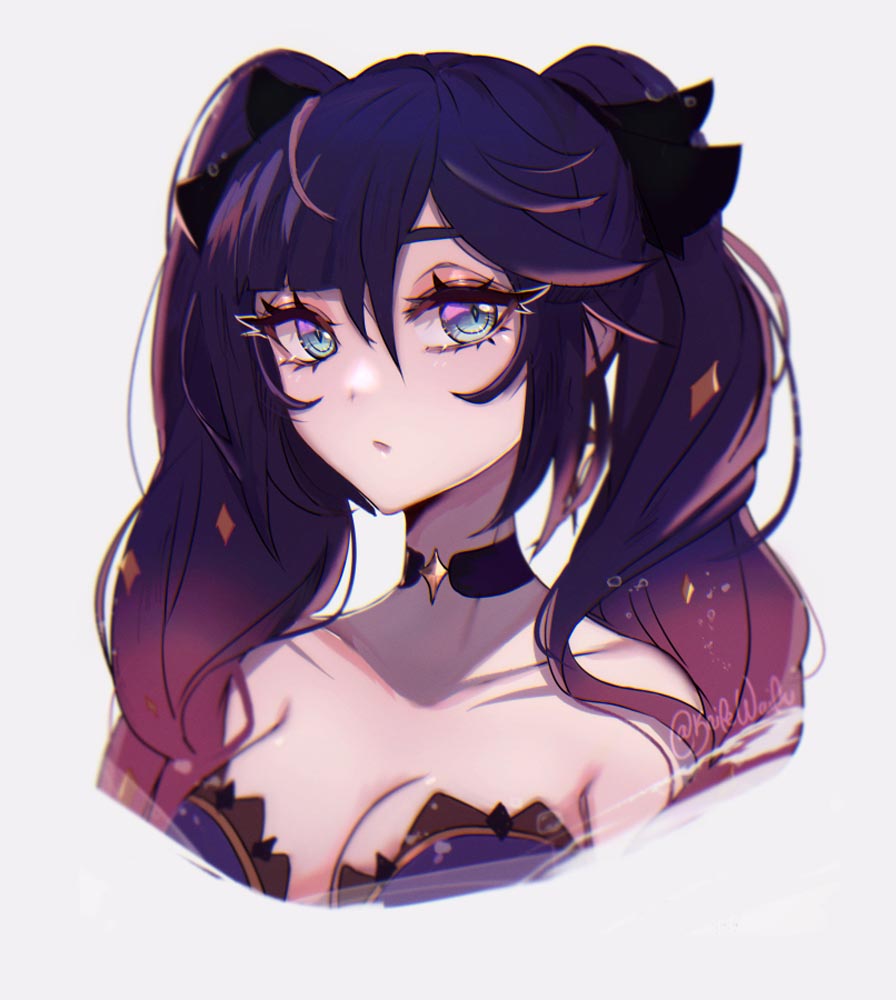 二次元美少女同人插画#午安原神【210904】