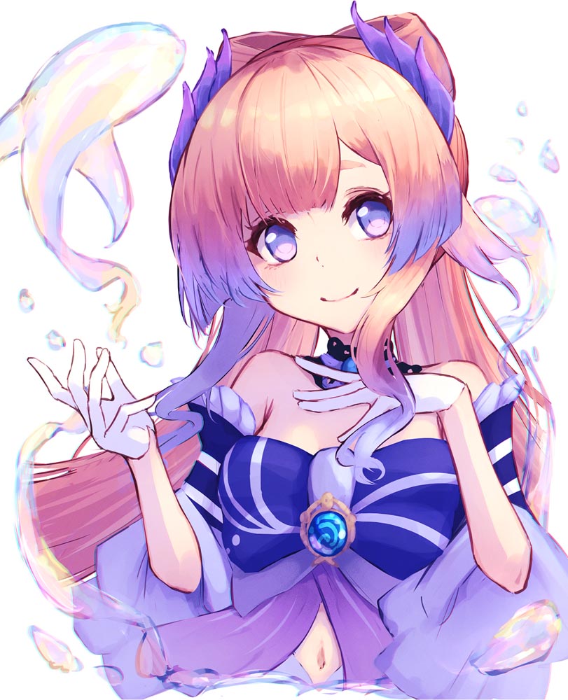 二次元美少女同人插画#晚安原神【210904】