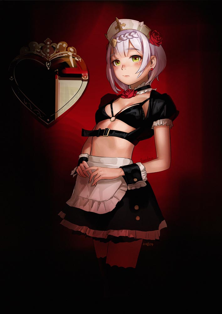 二次元美少女同人插画#晚安原神【210904】