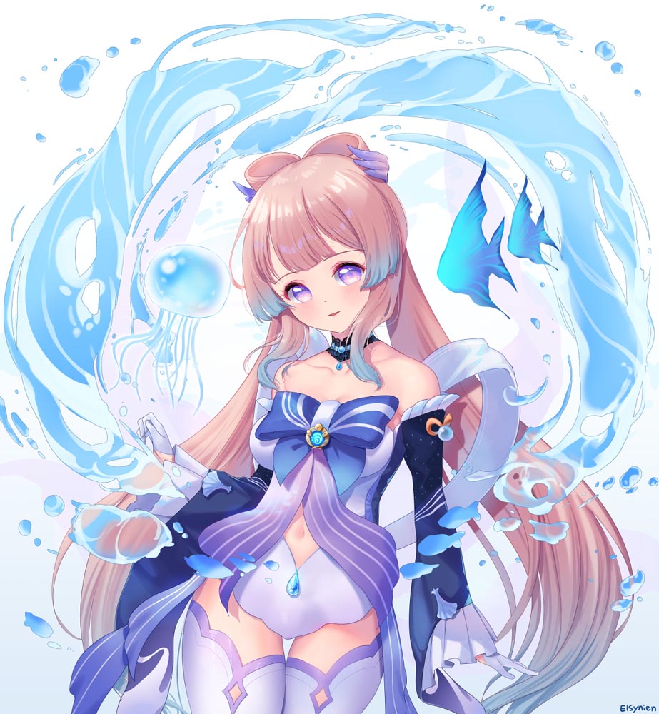 二次元美少女同人图#午安原神【210905】