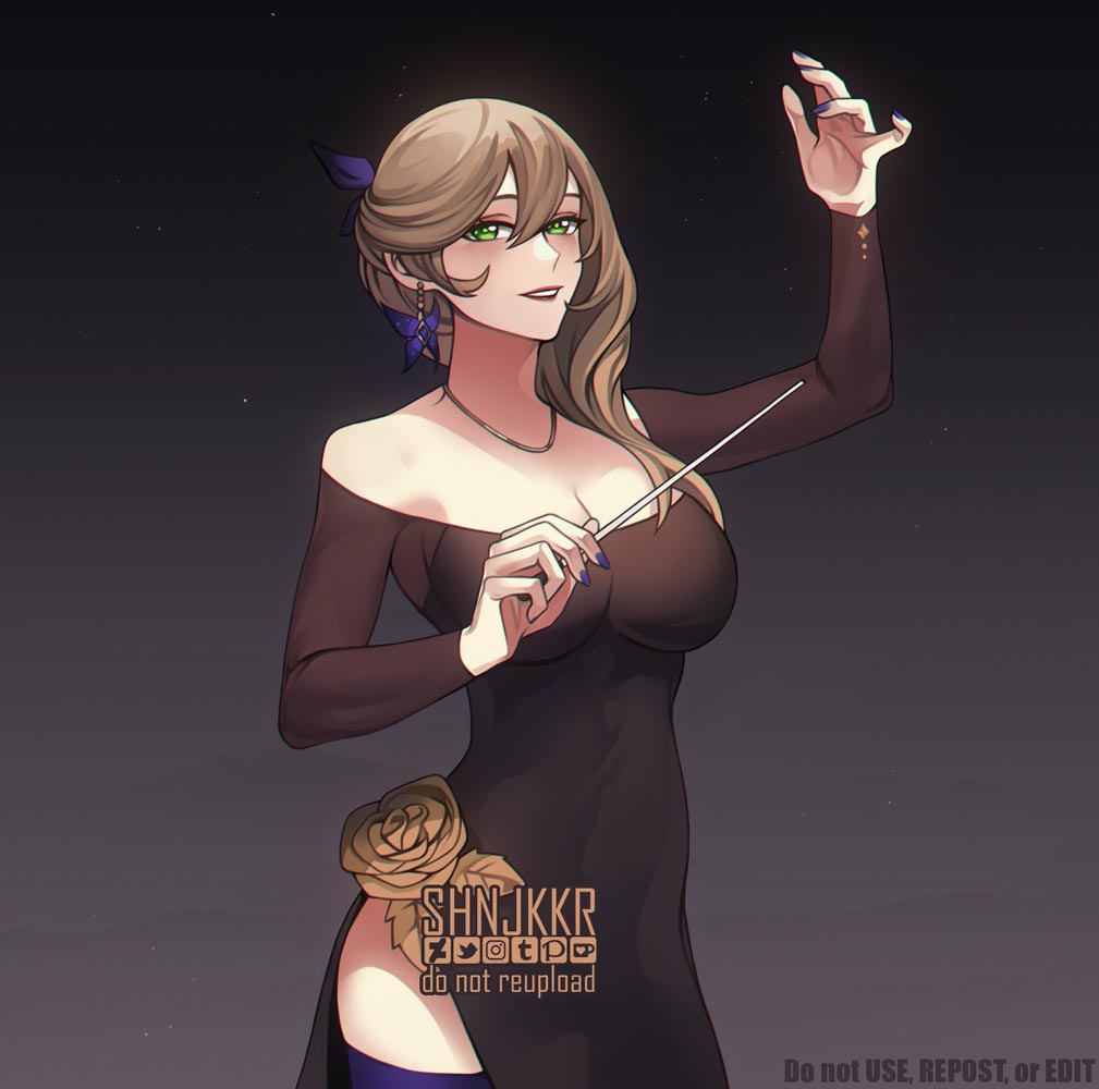 二次元美少女同人图#午安原神【210905】