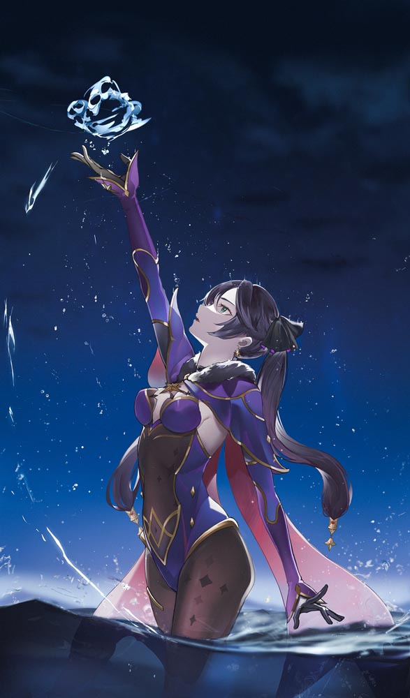 二次元美少女同人图#晚安原神【210905】