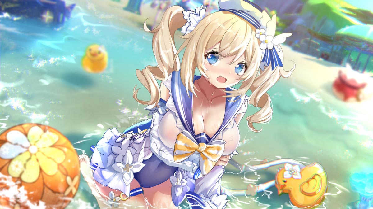 每日游戏同人好图#晚安原神【210806】