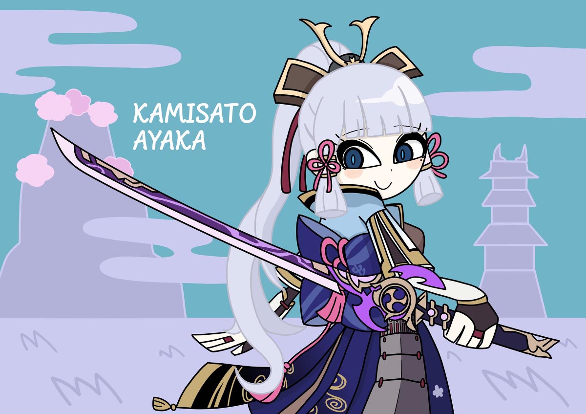 游戏同人美图#午安原神【210807】