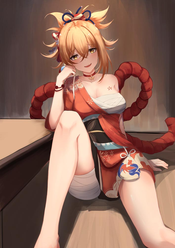 原神稻妻同人图#早安原神【210808】