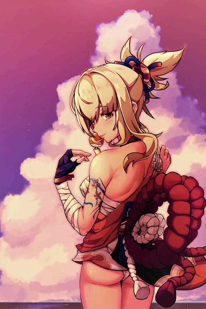 原神稻妻同人图#午安原神【210808】