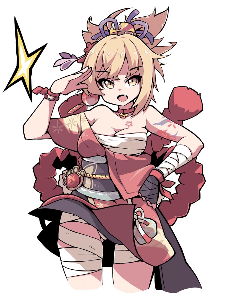 原神稻妻同人图#午安原神【210808】