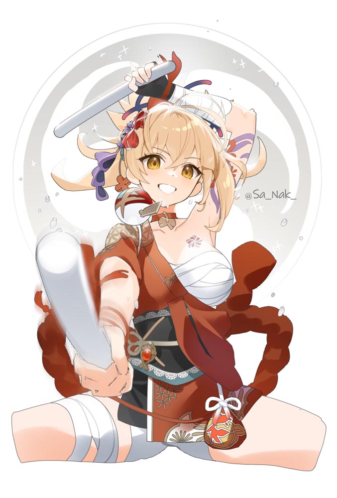 原神稻妻同人图#午安原神【210808】