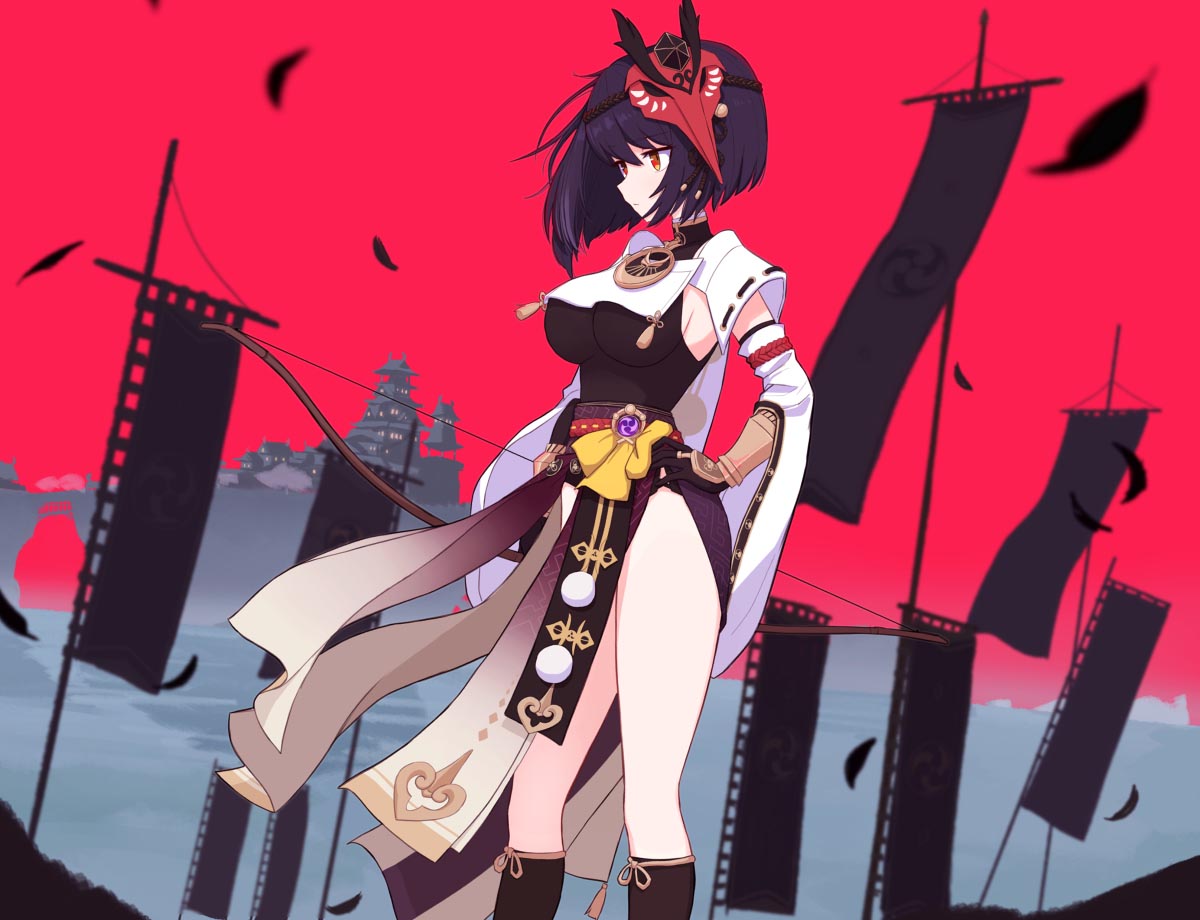 原神稻妻同人图#晚安原神【210808】