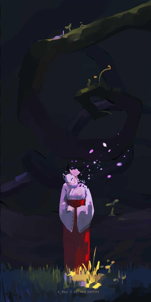 原神稻妻同人图#晚安原神【210809】