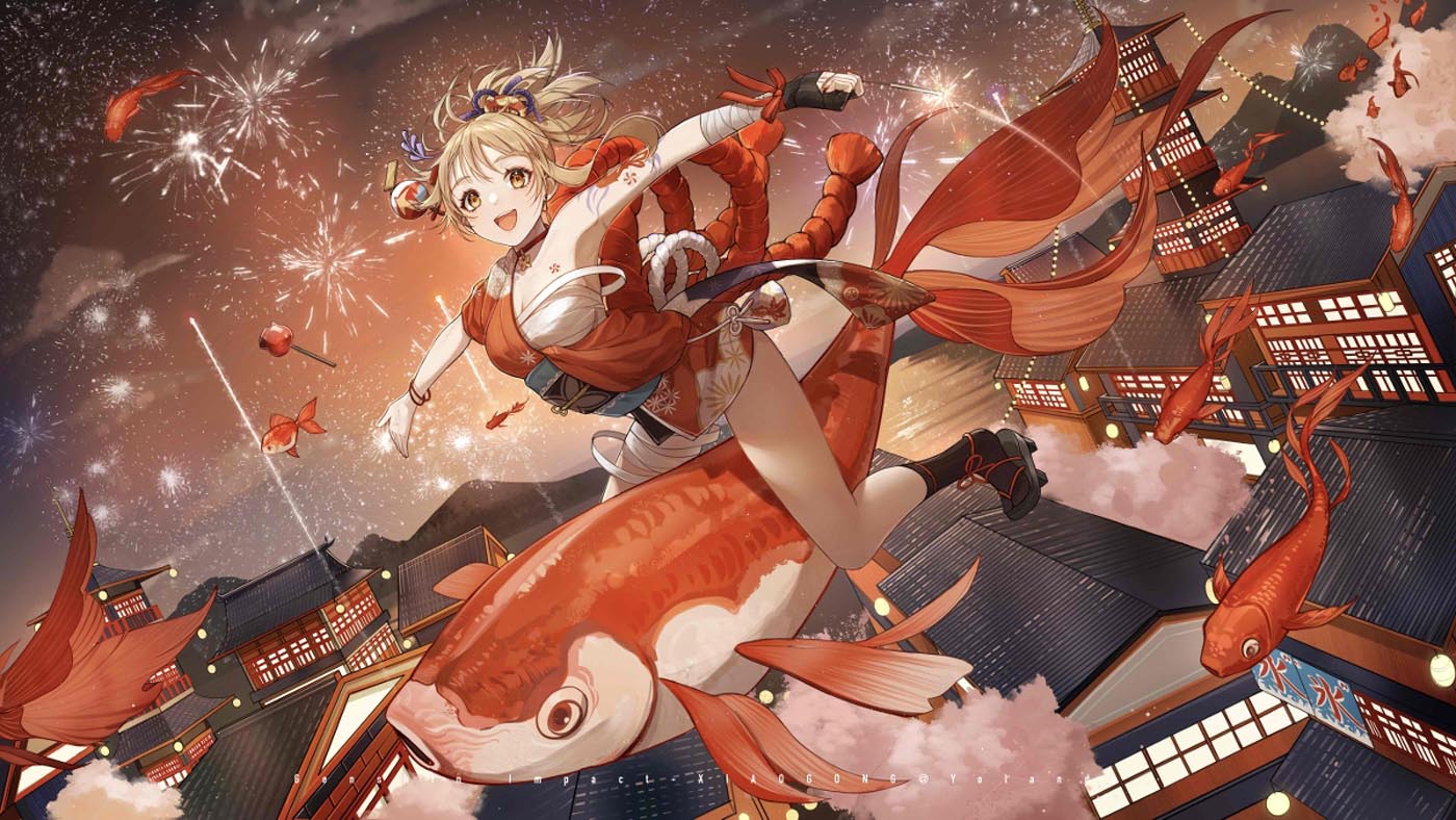 二次元游戏同人图#早安原神【210906】