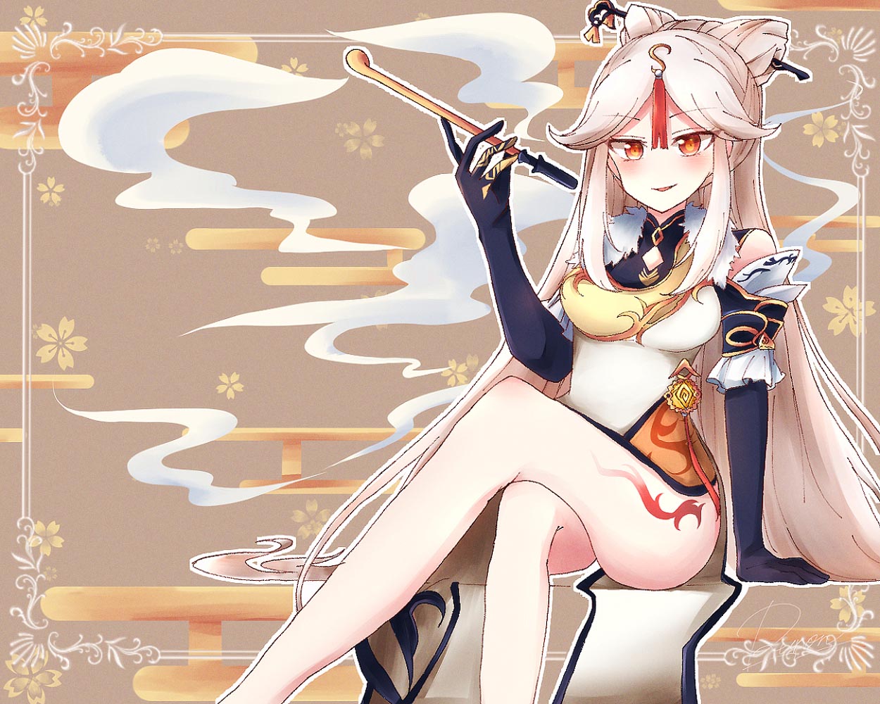 二次元游戏同人图#晚安原神【210906】