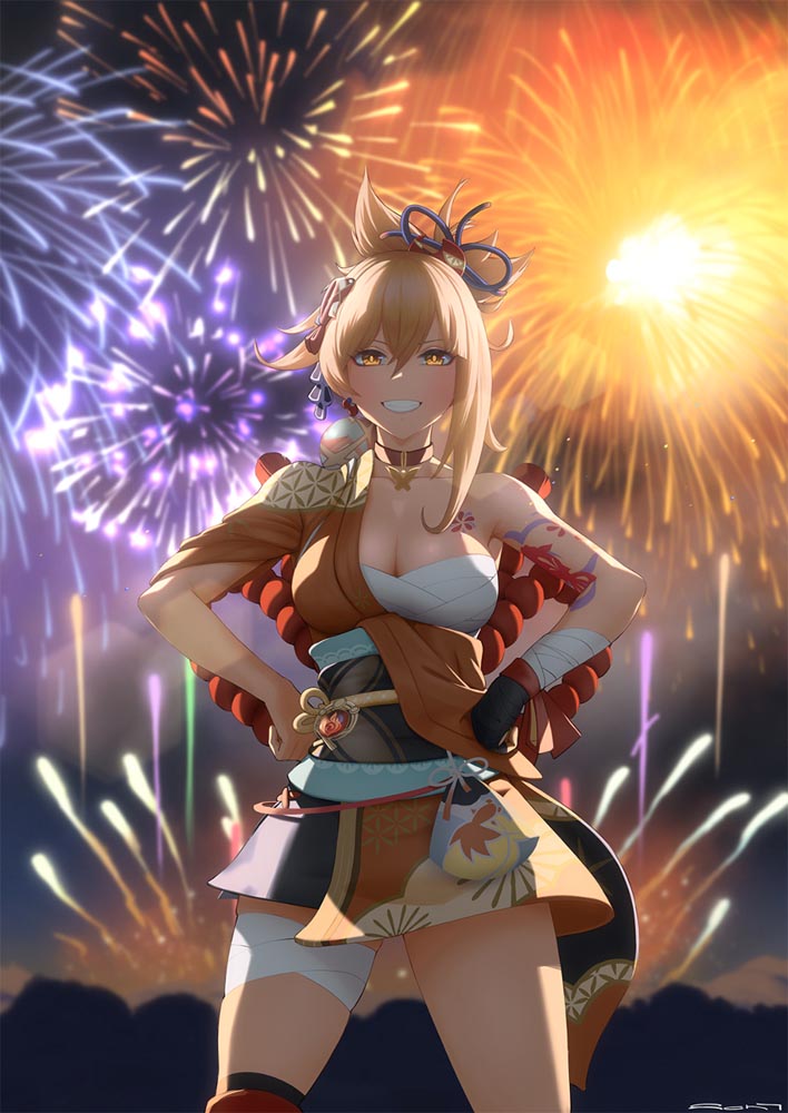 Pixiv原神同人图#早安原神【210907】