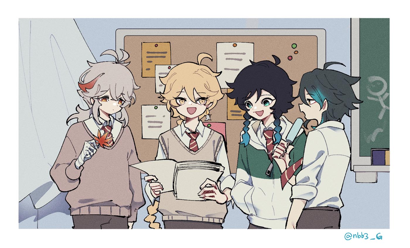 Pixiv原神同人图#晚安原神【210908】