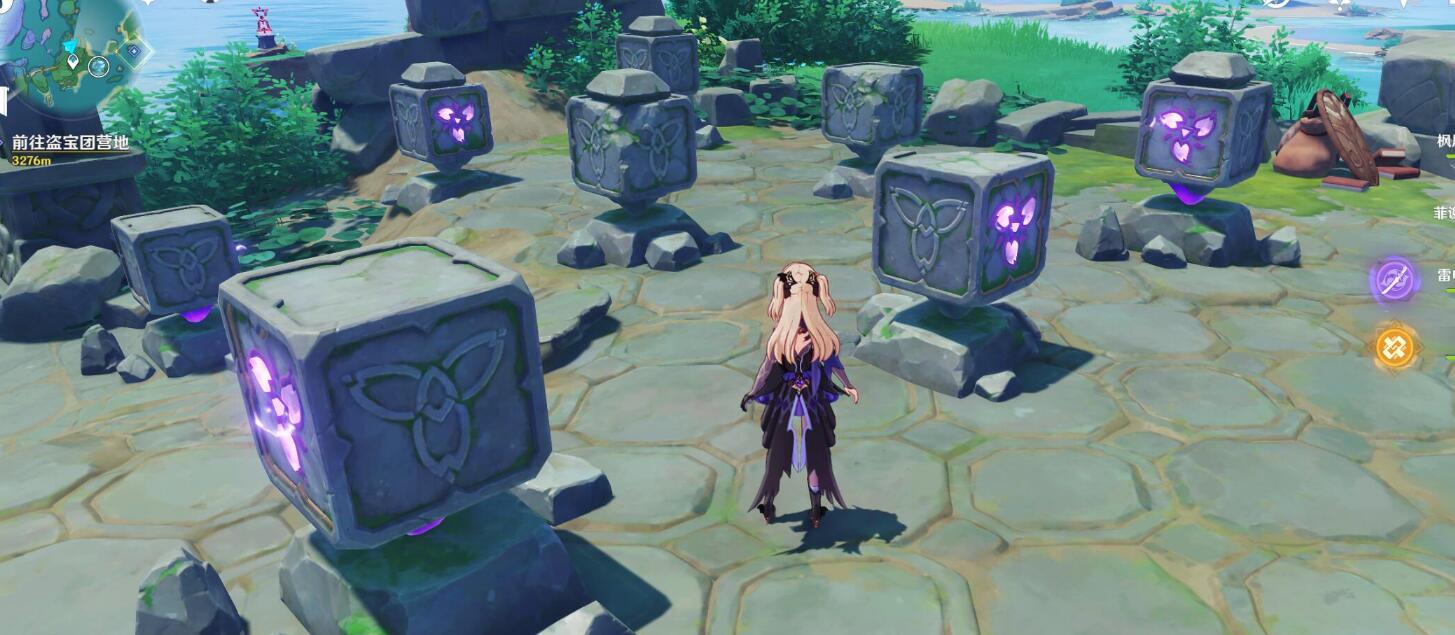 原神攻略：海祇岛 九宫格 数独方块 解密（共3个宝箱）