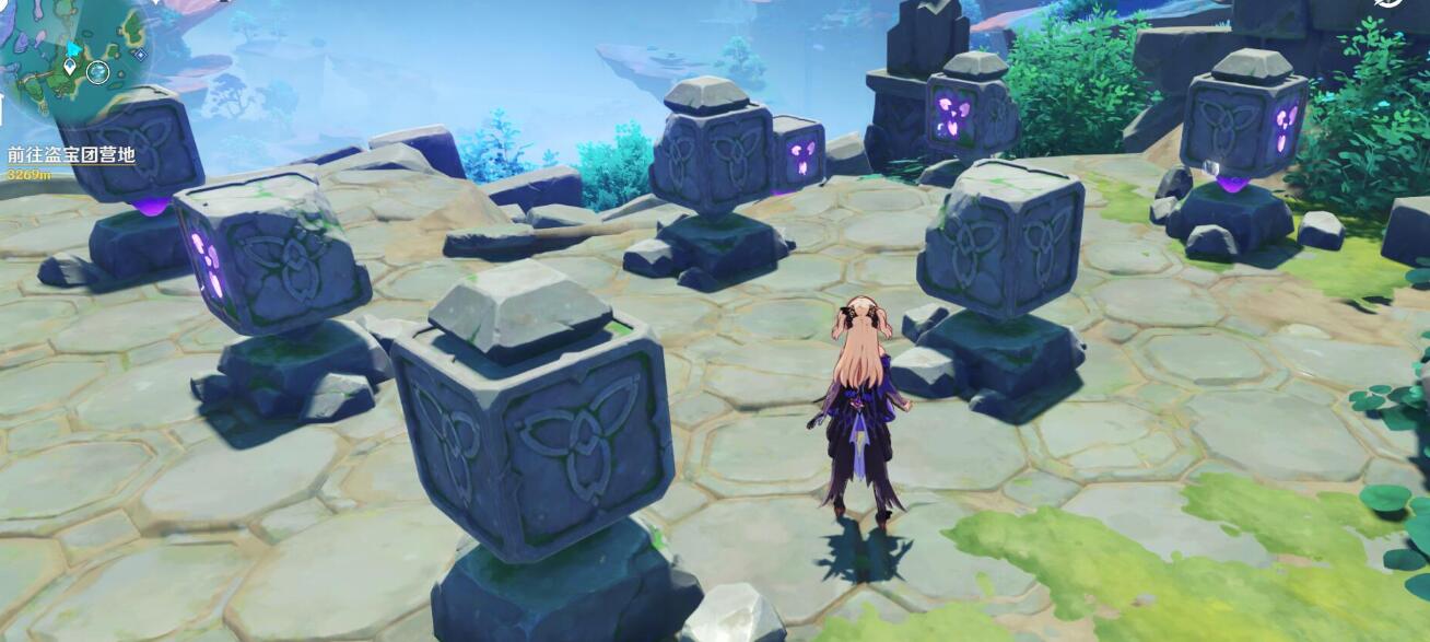 原神攻略：海祇岛 九宫格 数独方块 解密（共3个宝箱）