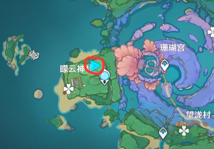 原神攻略：2.1 海祇岛 曚云神社  雷灵 华丽宝箱解密（罗盘+立方）