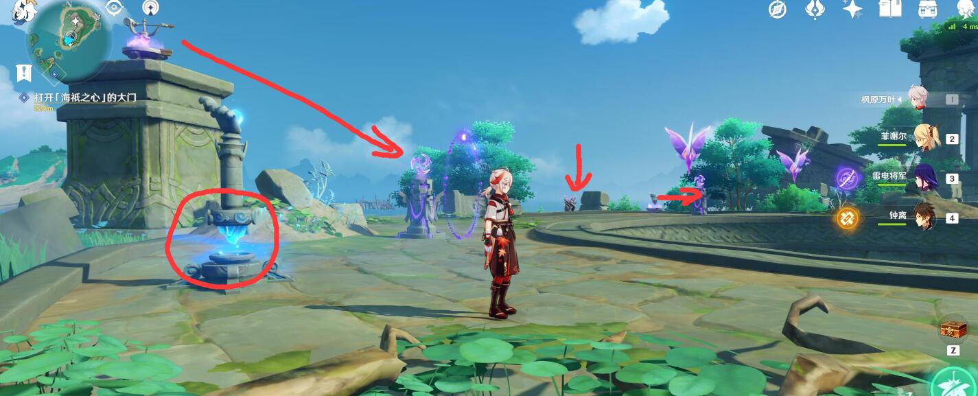 原神攻略：2.1 秘境“池中宅邸” 开启方法