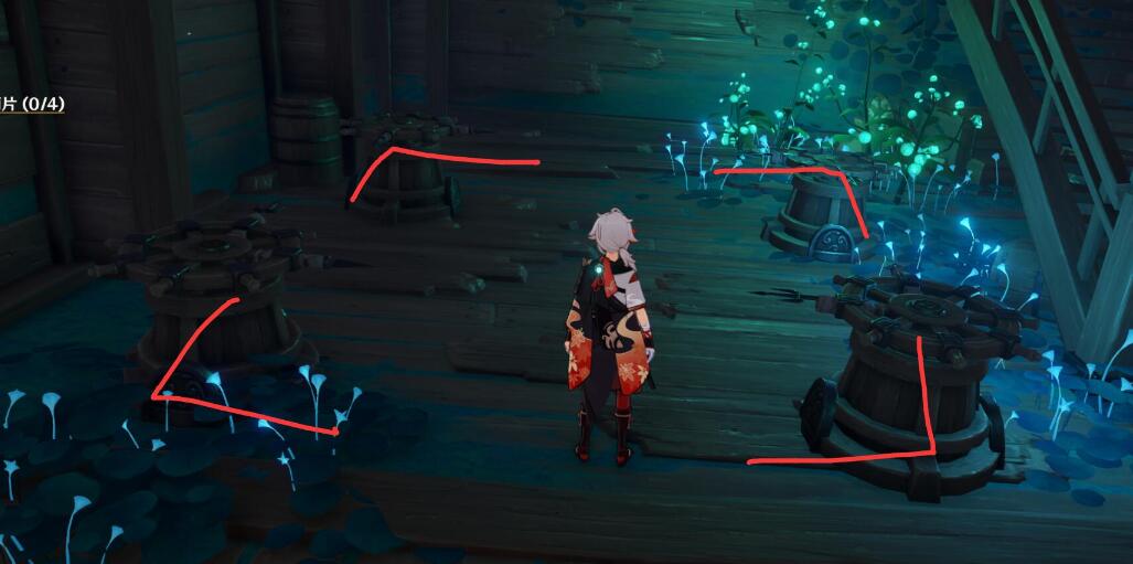 原神攻略：2.1 清籁岛 废船“清籁丸” 华丽宝箱 解密